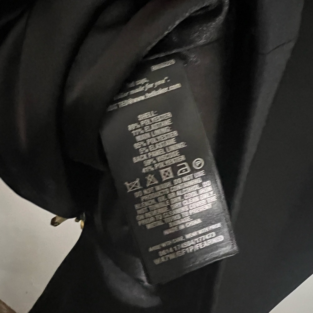 Ted baker black peplum Fearnid full zip dress - Picture 6 of 7